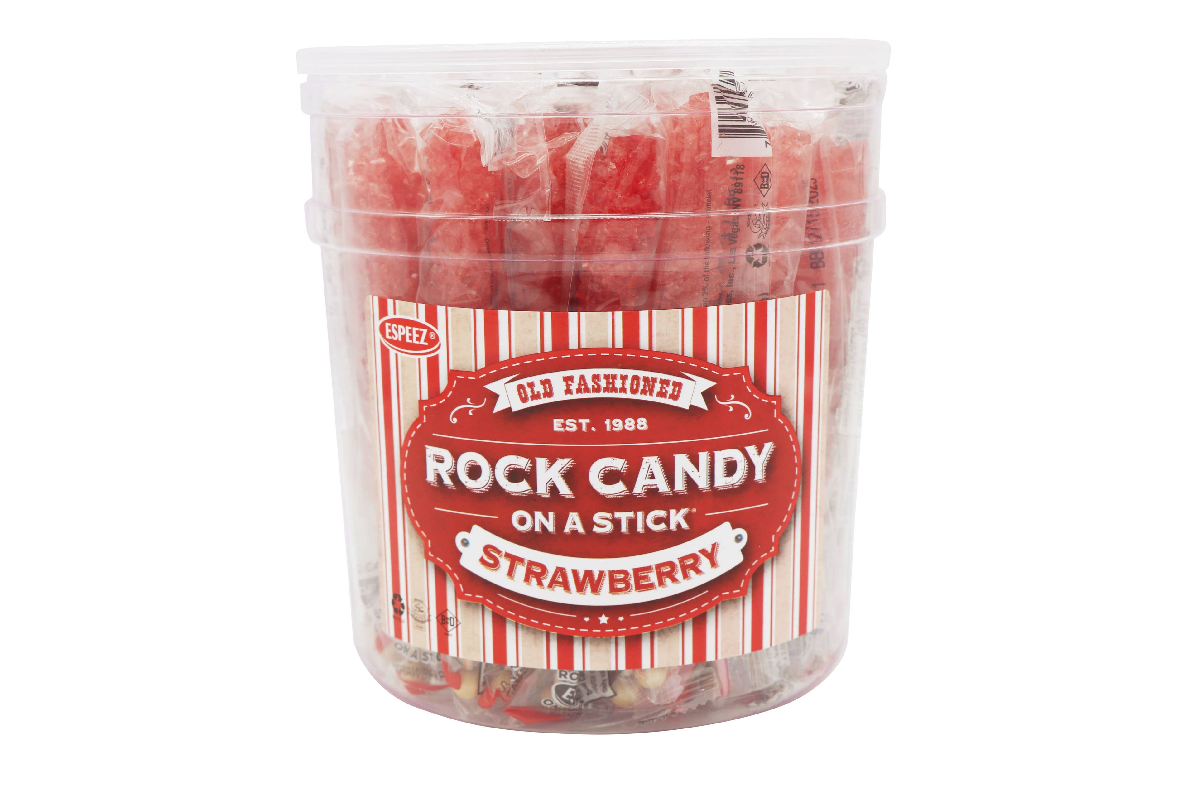 Rock Candy Sticks Strawberry