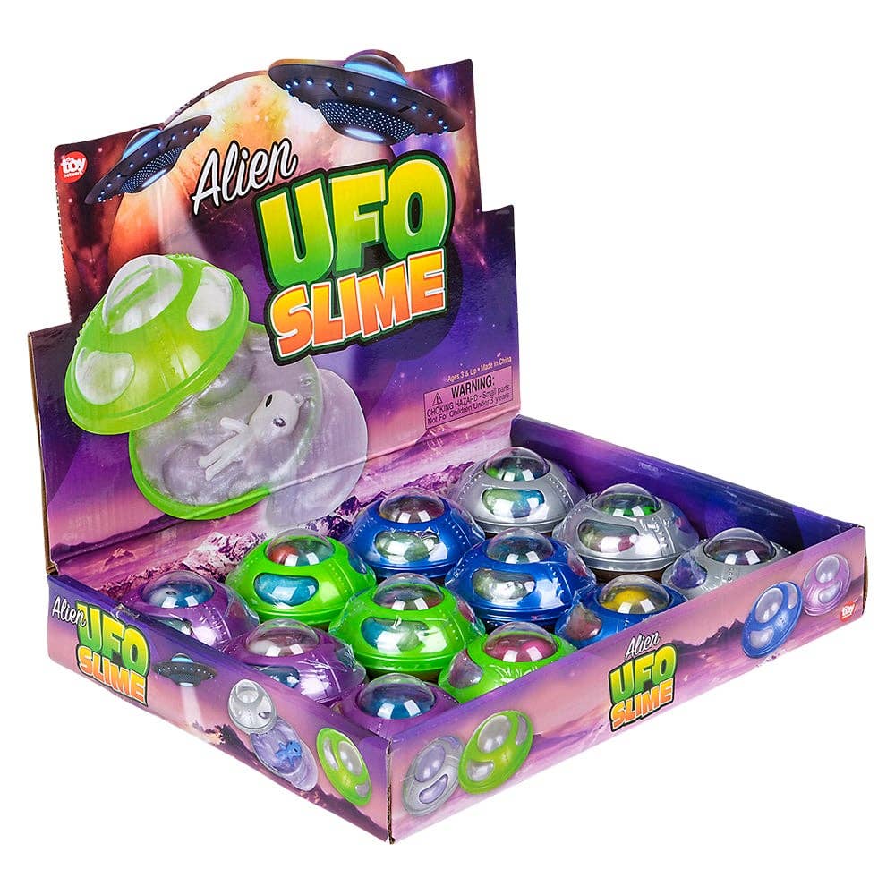 3" UFO ALIEN RAINBOW SLIME LLB Slime & Putty