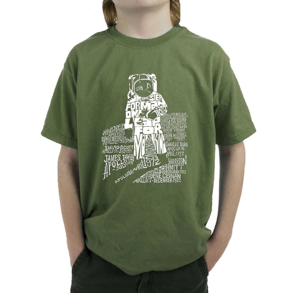 Boy's Word Art T-shirt - ASTRONAUT