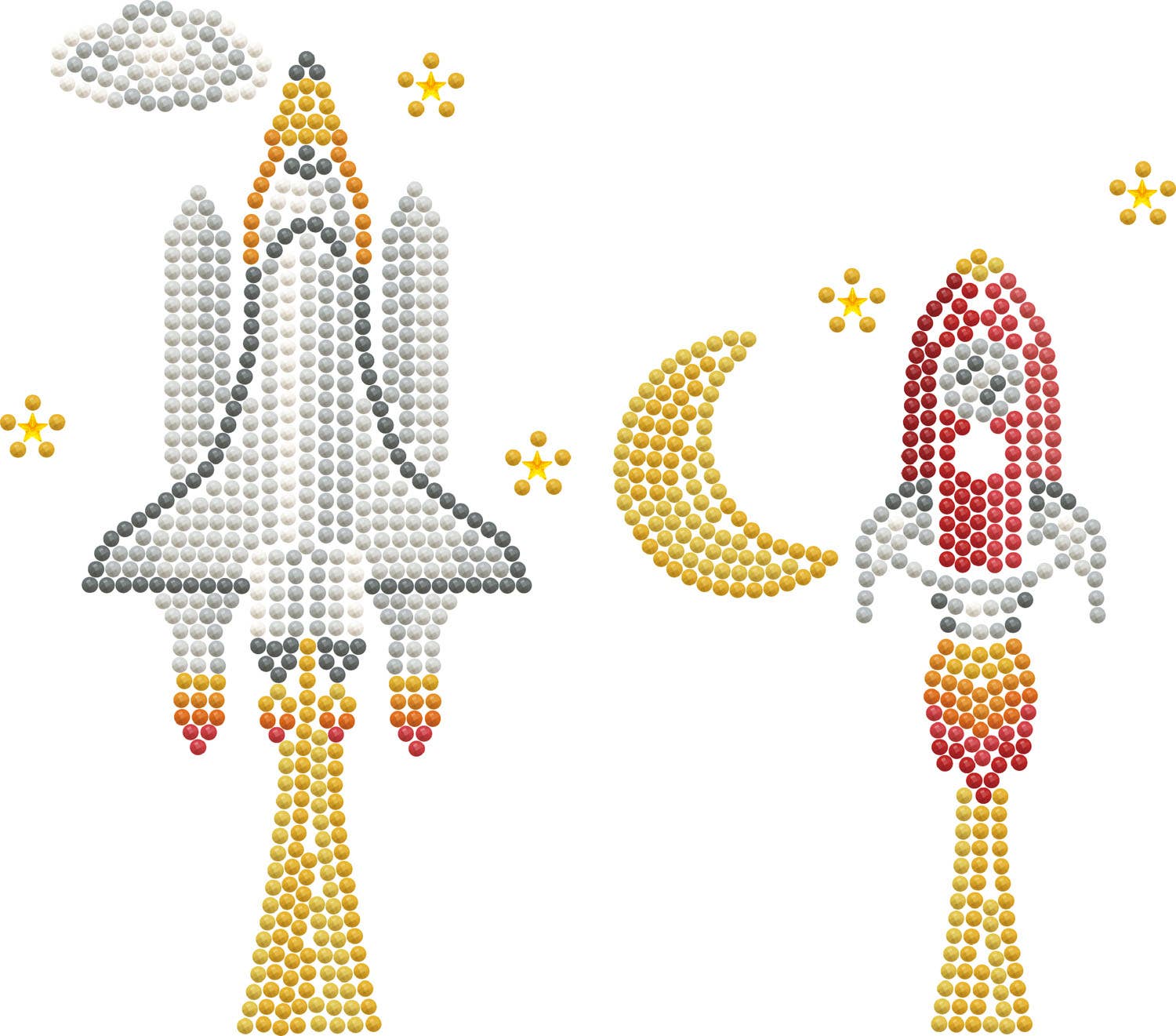 Spaced Out (Medium) Diamond Painting Kit