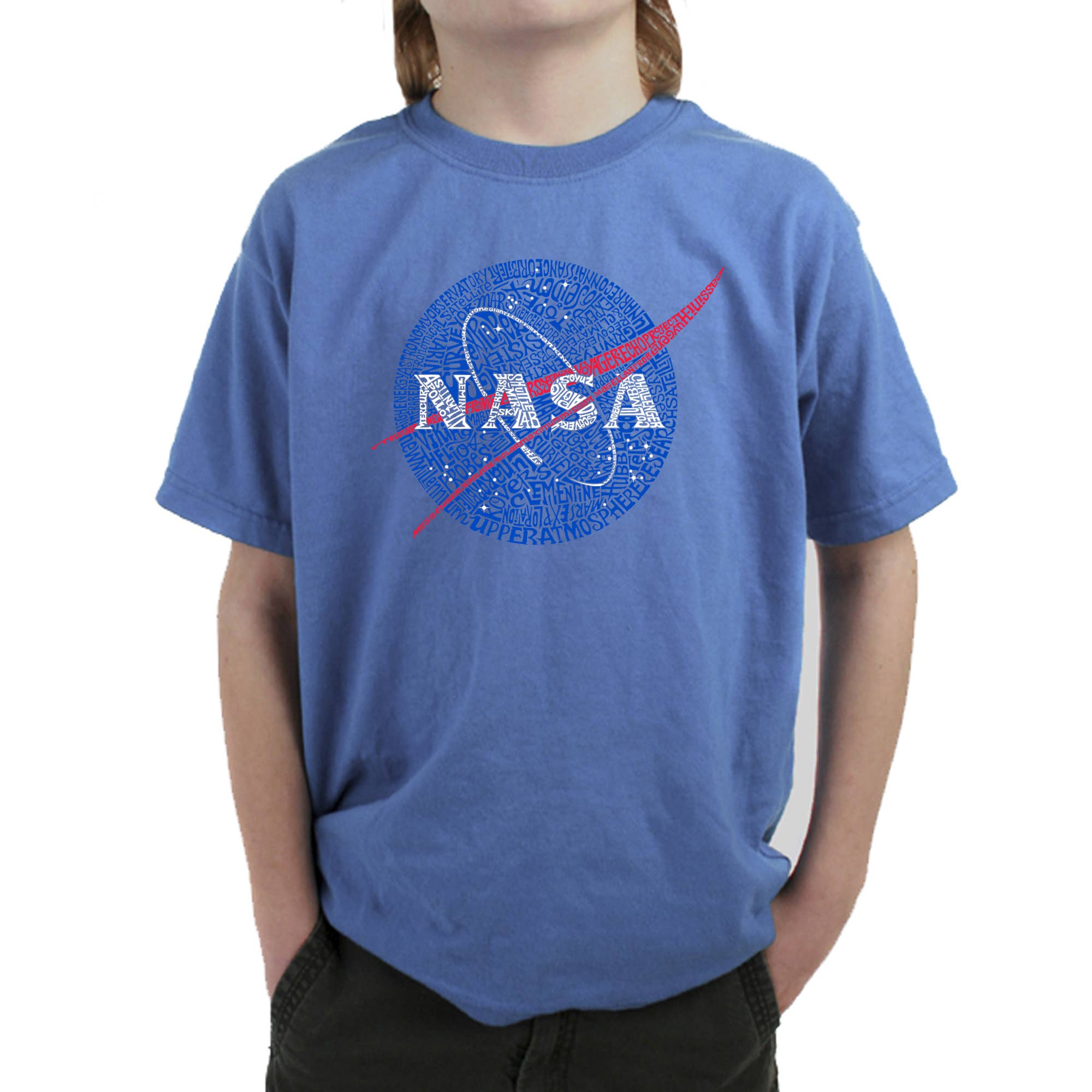 Boy's Word Art T-shirt - NASA's Most Notable Missions