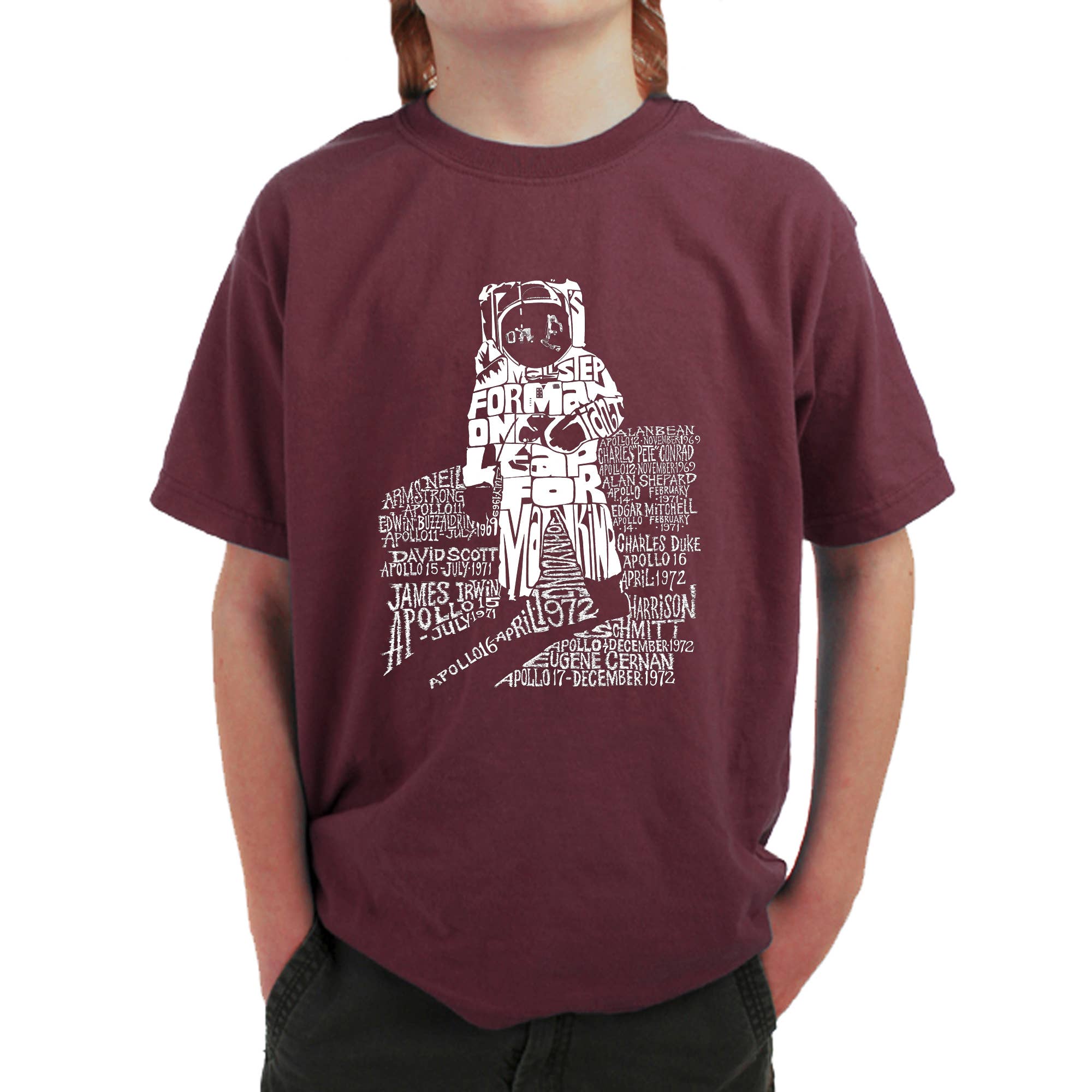 Boy's Word Art T-shirt - ASTRONAUT