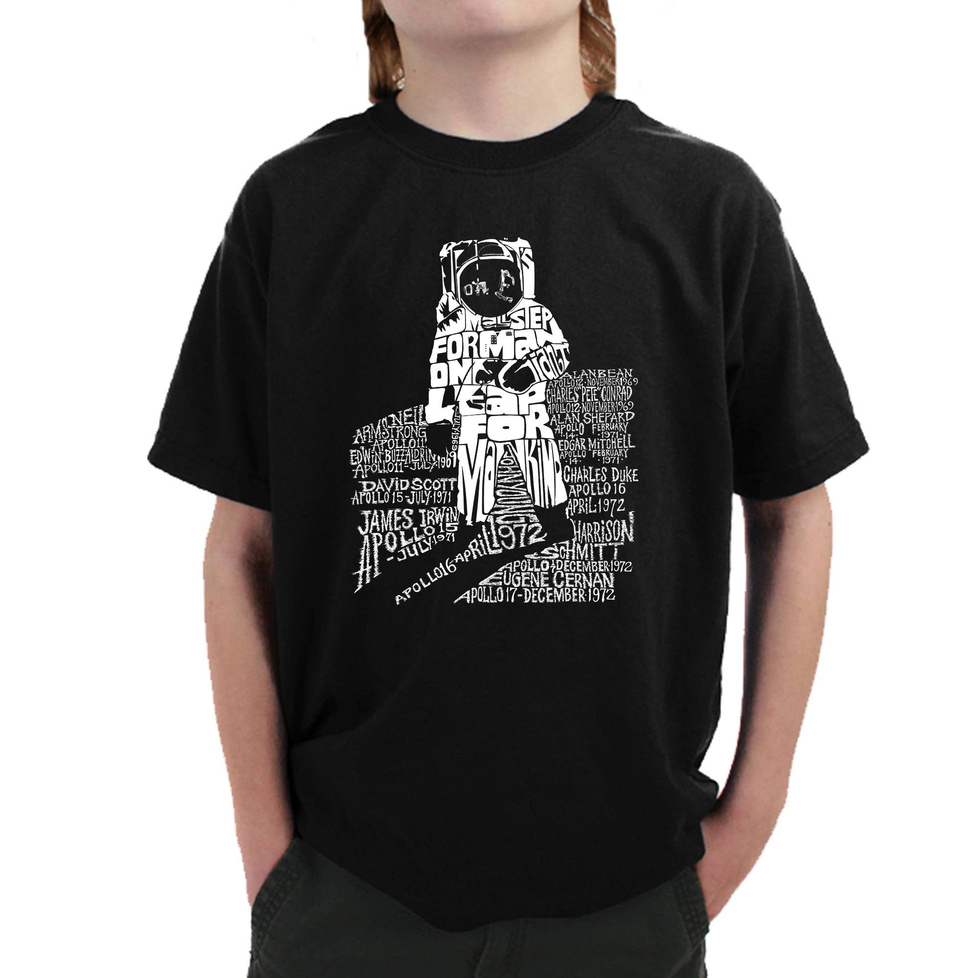 Boy's Word Art T-shirt - ASTRONAUT