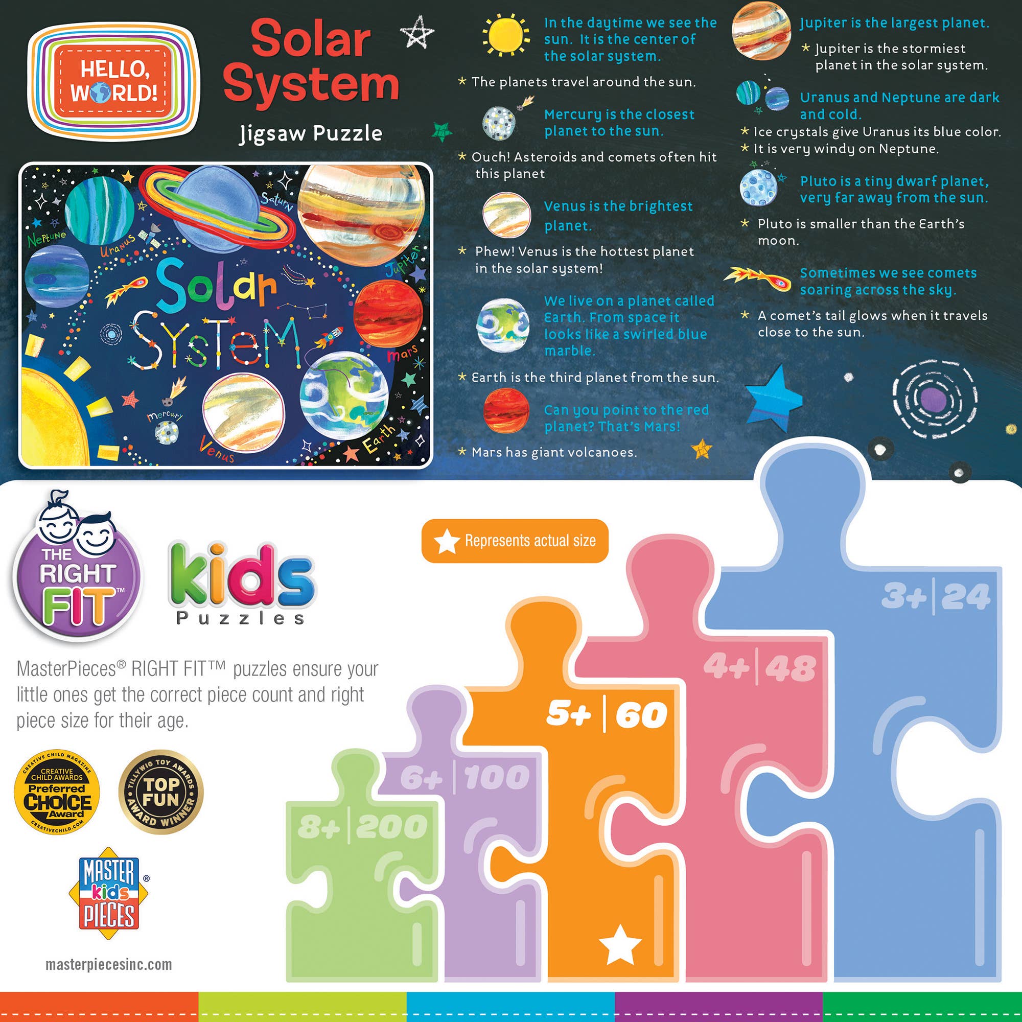 Hello World - Solar System 60 Piece Puzzle