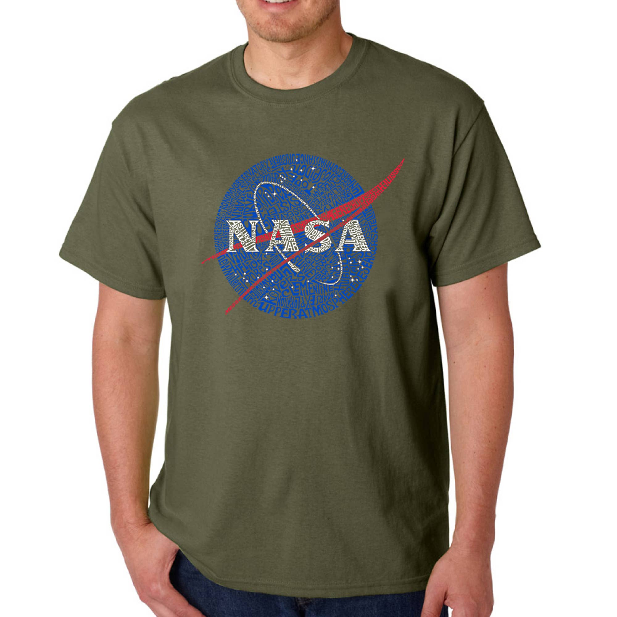 Men's Word Art Tee's- Nasa's Most Notable Missions