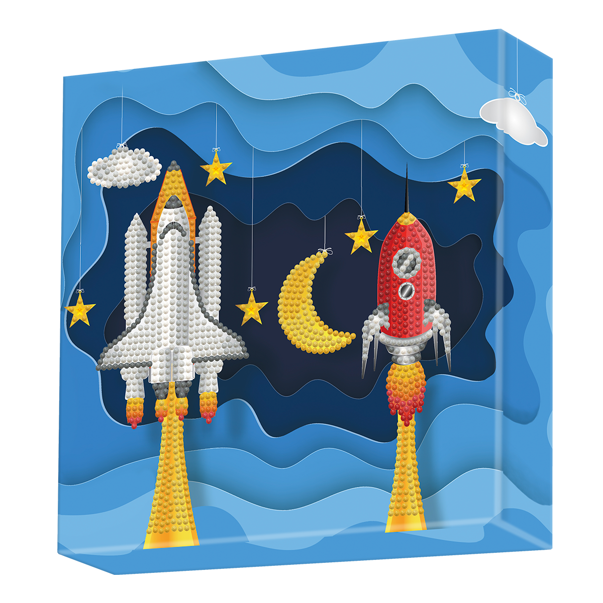 Spaced Out (Medium) Diamond Painting Kit