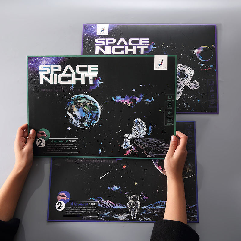 Astronaut Scratchboard