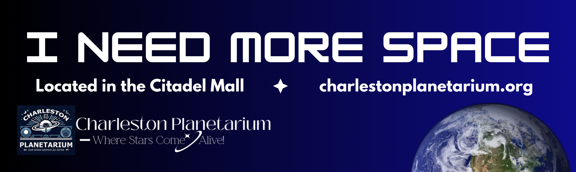 Charleston Planetarium Bumper Sticker