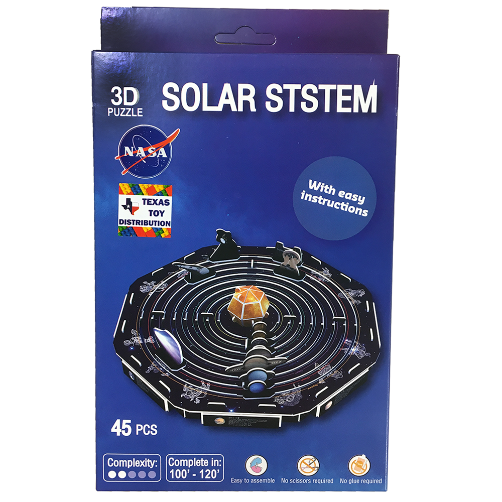 Solar System 3D NASA Space STEM Puzzle