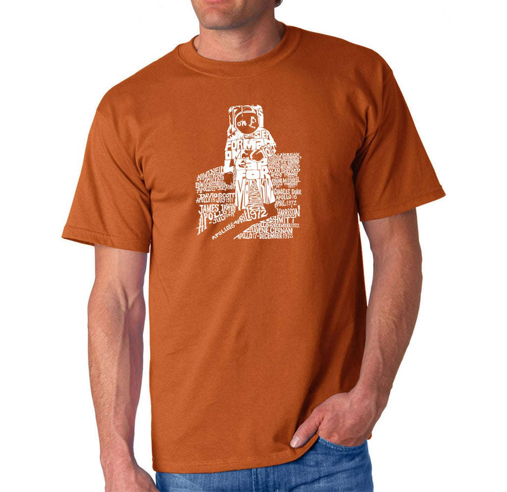 LA Pop Art Men's Word Art T-shirt - ASTRONAUT