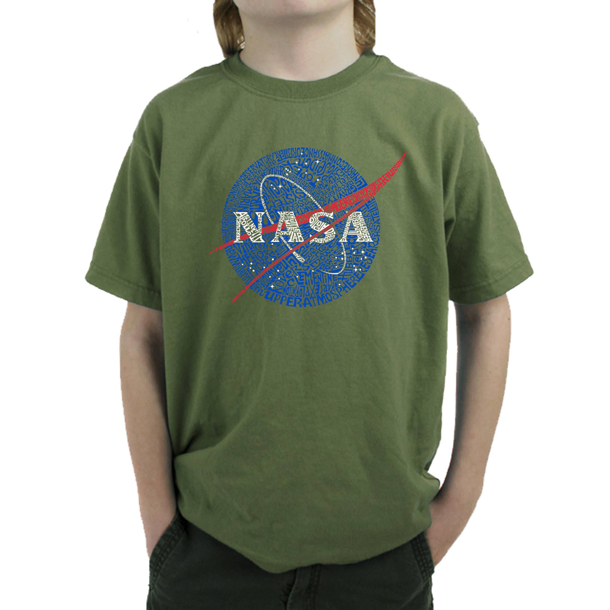 Boy's Word Art T-shirt - NASA's Most Notable Missions
