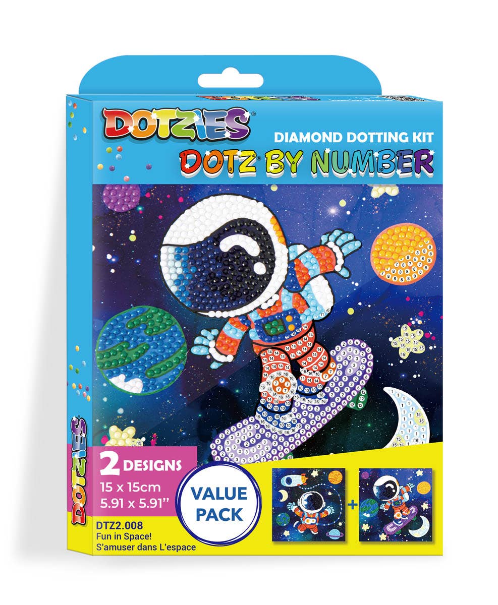 Fun in Space! Diamond Painting Kit