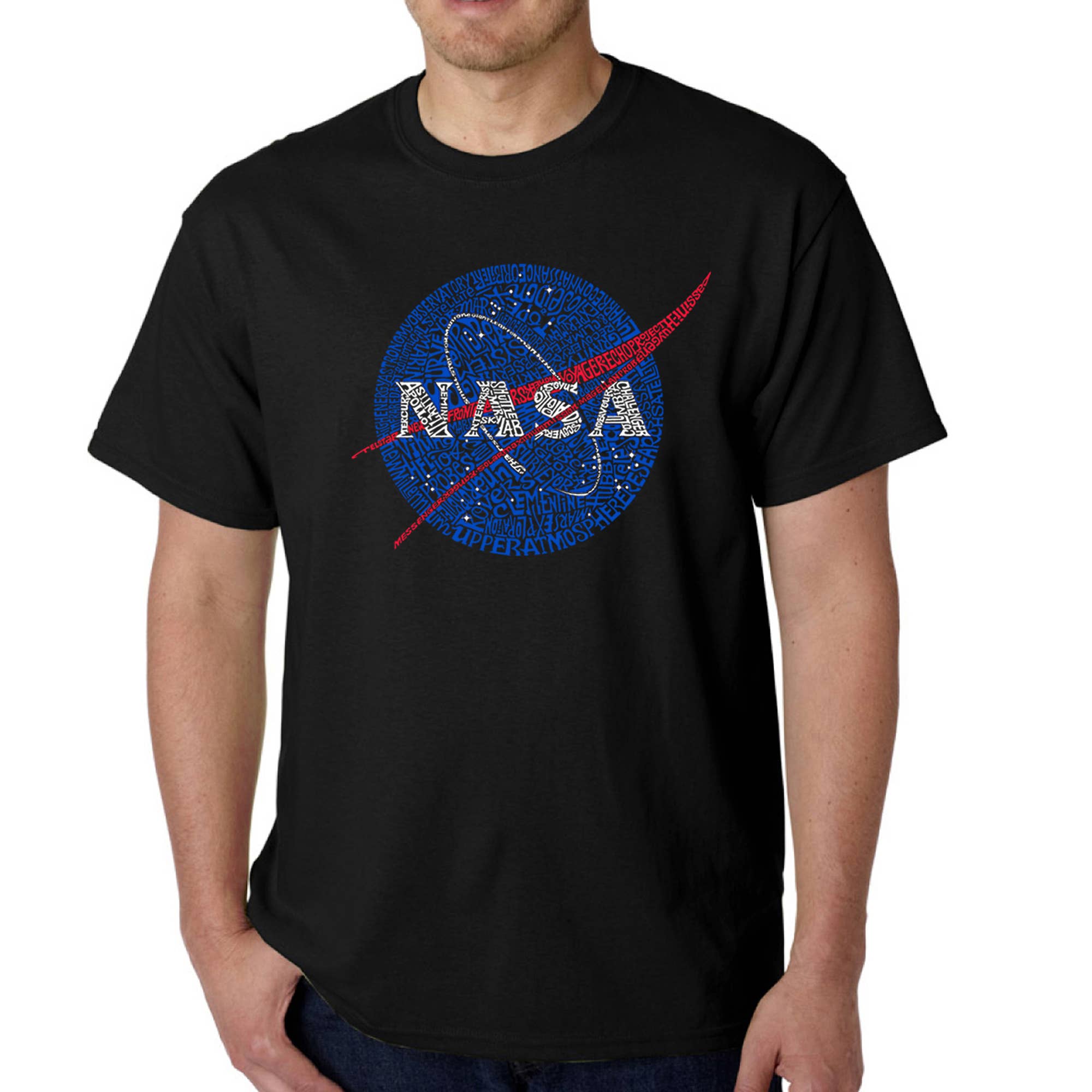 Men's Word Art Tee's- Nasa's Most Notable Missions