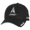 US Space Force Logo Twill Hat - Black