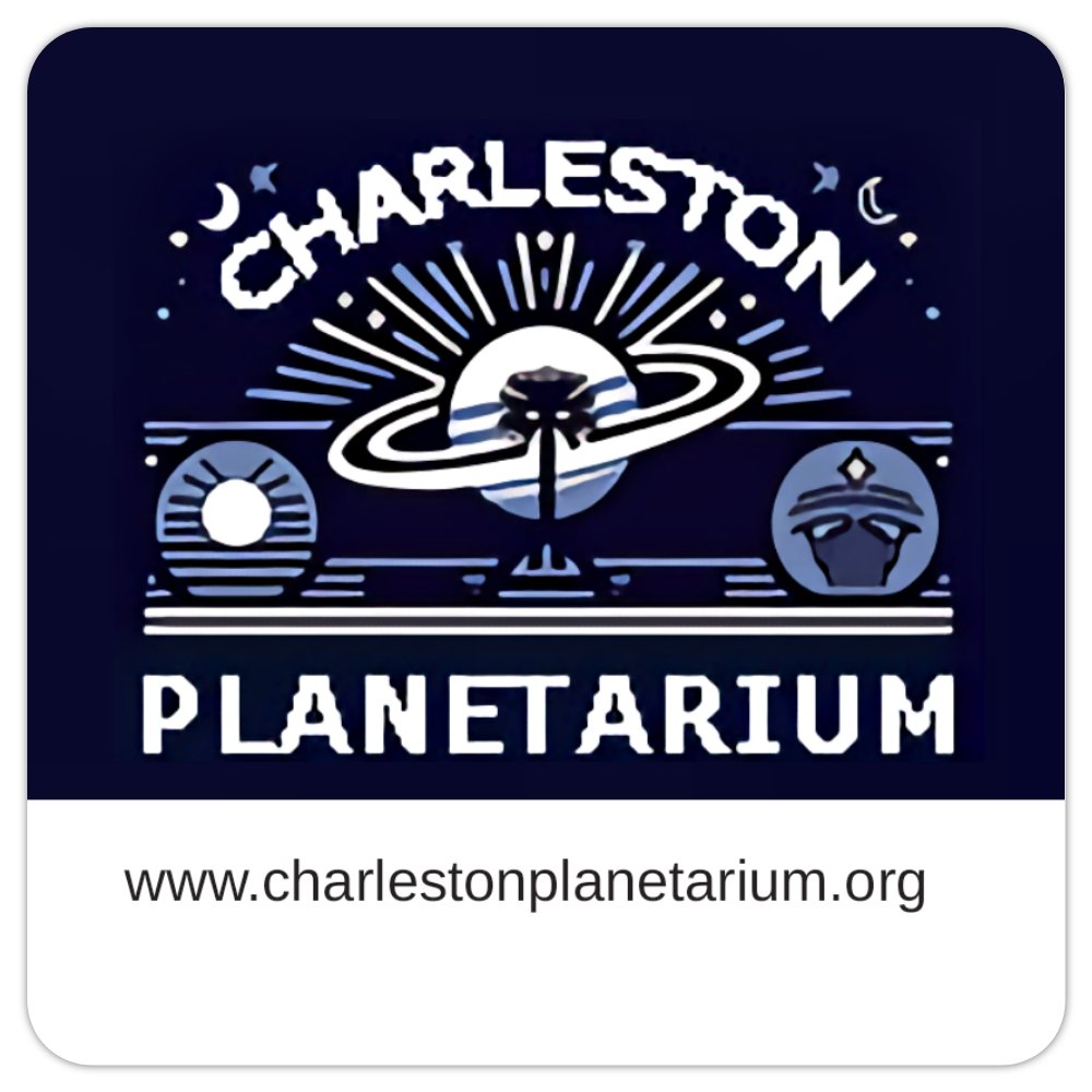 Charleston Planetarium Logo Magnet